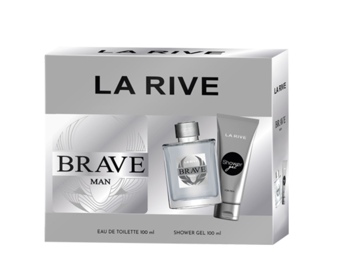 Geschenkset LaRive Brave Man EdT  100ml + Duschgel 100ml  Geschenk Neu